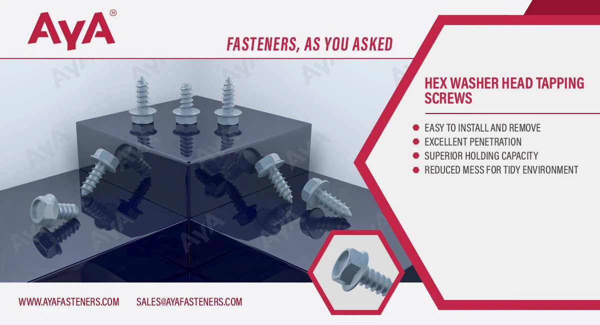 Hex Washer Head Tapping Screws-ISO 10509-advanatage