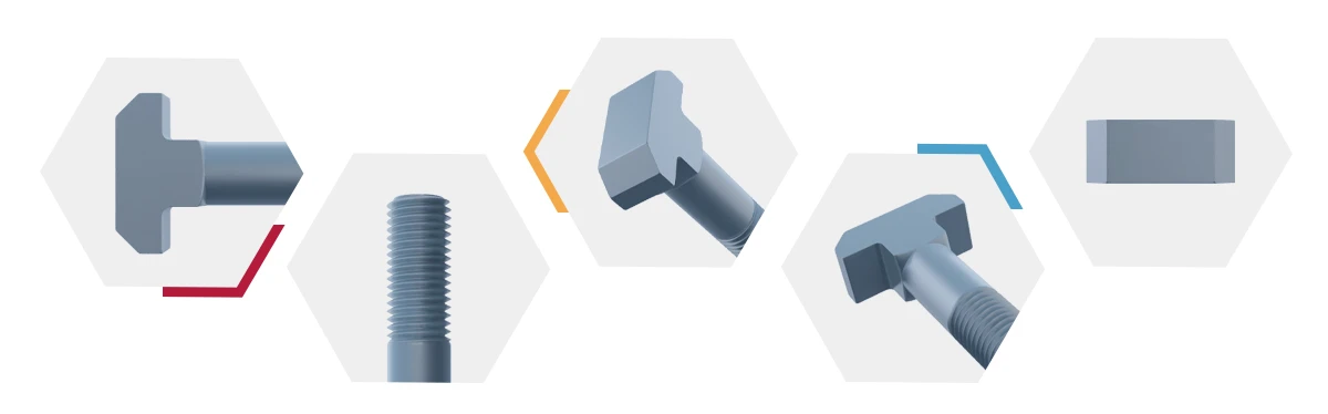 T Shaped Bolt details